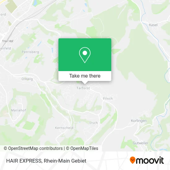 Карта HAIR EXPRESS