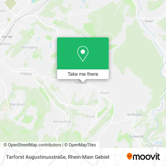 Карта Tarforst Augustinusstraße