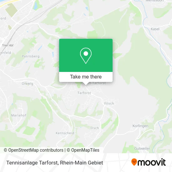 Карта Tennisanlage Tarforst
