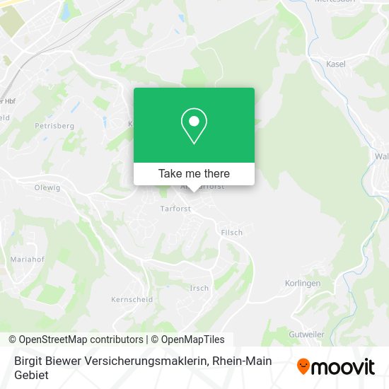 Карта Birgit Biewer Versicherungsmaklerin