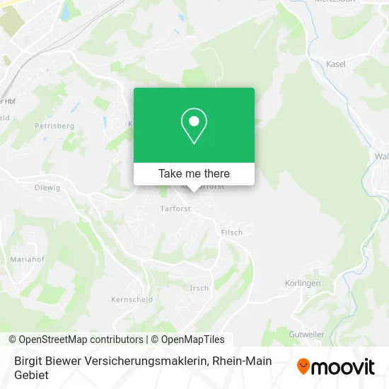 Карта Birgit Biewer Versicherungsmaklerin