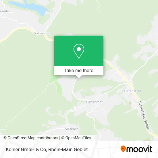 Карта Köhler GmbH & Co