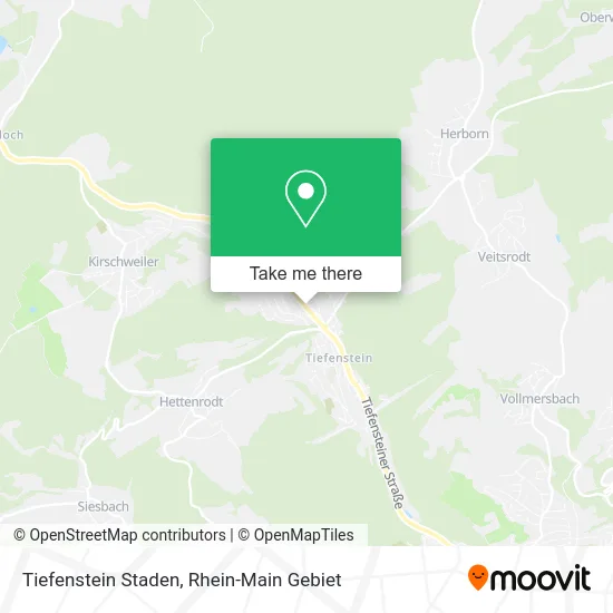 Карта Tiefenstein Staden