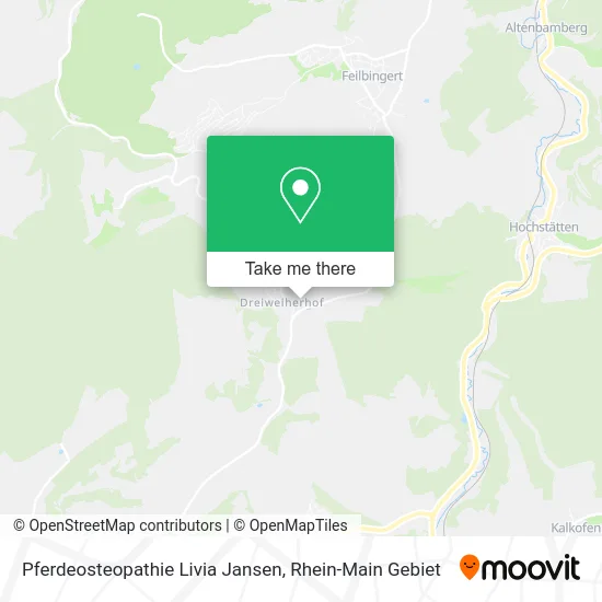 Карта Pferdeosteopathie Livia Jansen