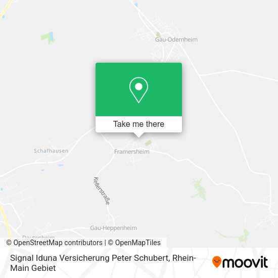 Карта Signal Iduna Versicherung Peter Schubert