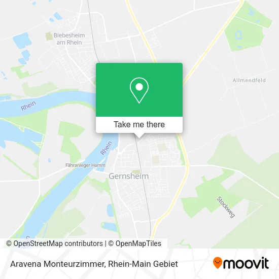 Карта Aravena Monteurzimmer