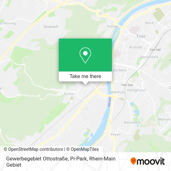 Карта Gewerbegebiet Ottostraße, Pi-Park