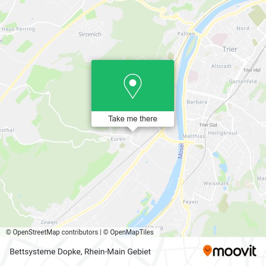 Карта Bettsysteme Dopke