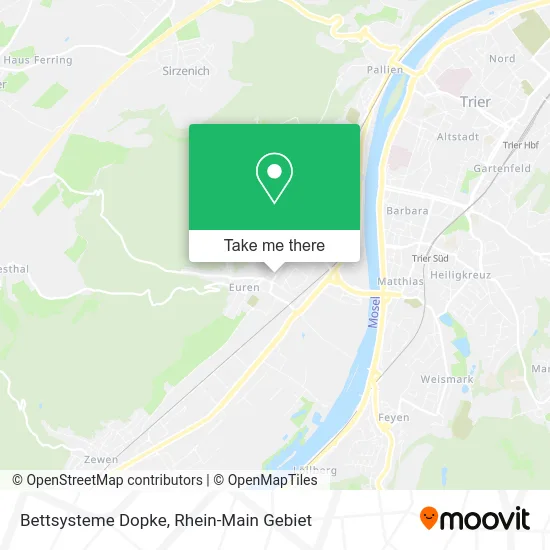 Карта Bettsysteme Dopke