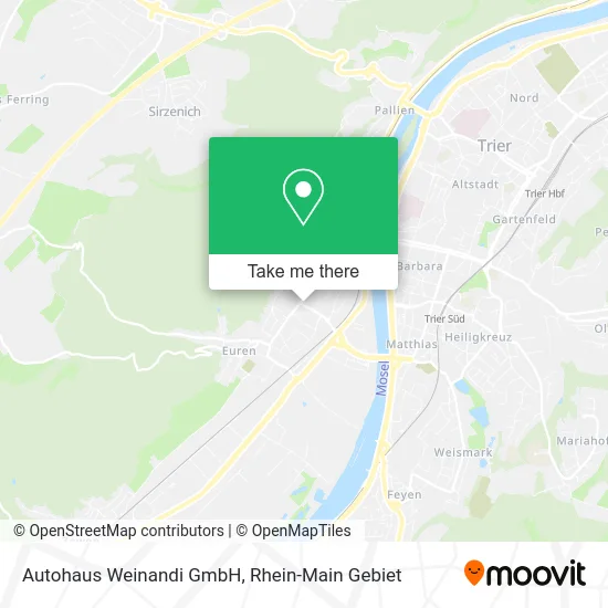 Карта Autohaus Weinandi GmbH