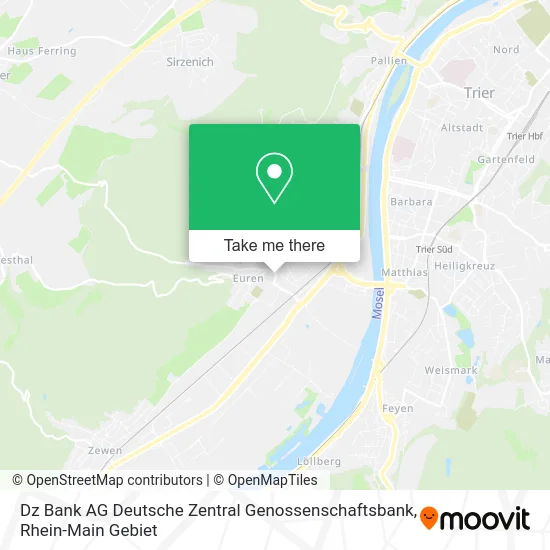Карта Dz Bank AG Deutsche Zentral Genossenschaftsbank