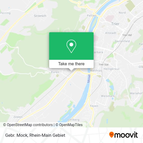 Карта Gebr. Mock