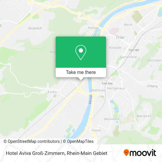 Карта Hotel Aviva Groß-Zimmern