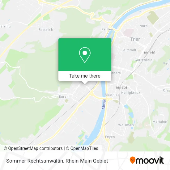 Карта Sommer Rechtsanwältin