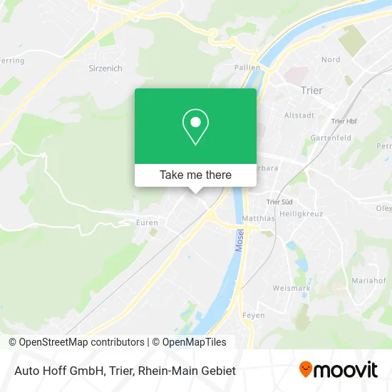 Карта Auto Hoff GmbH, Trier