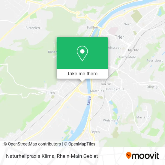 Карта Naturheilpraxis Klima