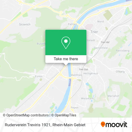 Карта Ruderverein Treviris 1921