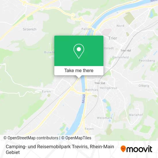 Карта Camping- und Reisemobilpark Treviris