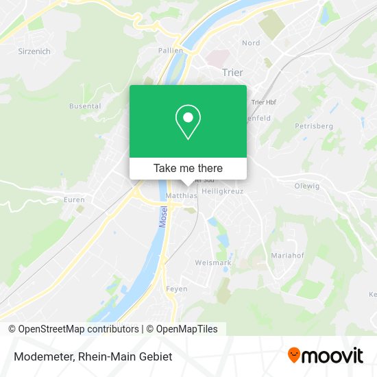 Карта Modemeter