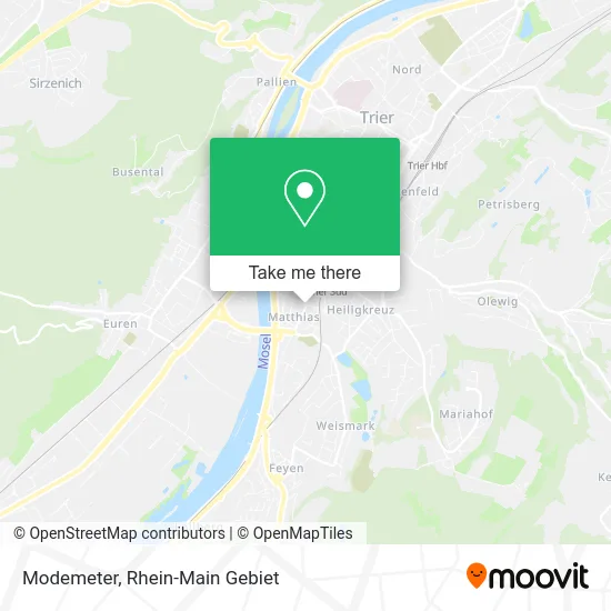 Карта Modemeter