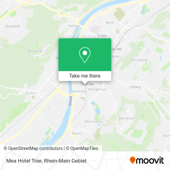 Карта Mea Hotel Trier