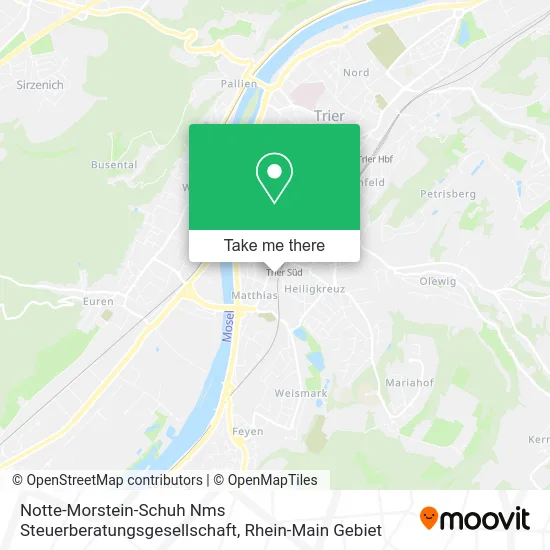 Карта Notte-Morstein-Schuh Nms Steuerberatungsgesellschaft