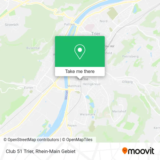Карта Club 51 Trier