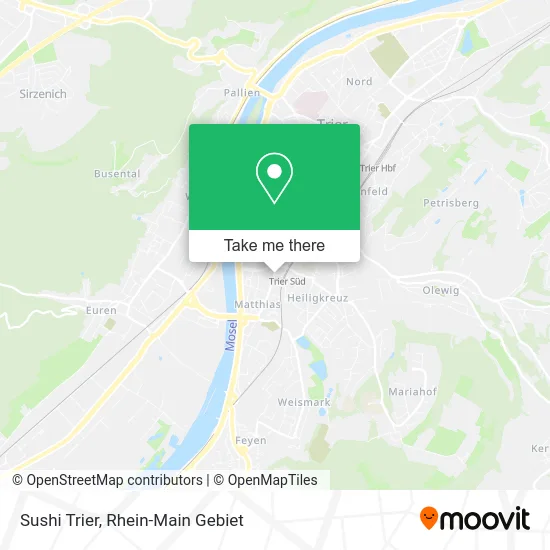 Карта Sushi Trier