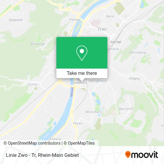 Карта Linie Zwo - Tr