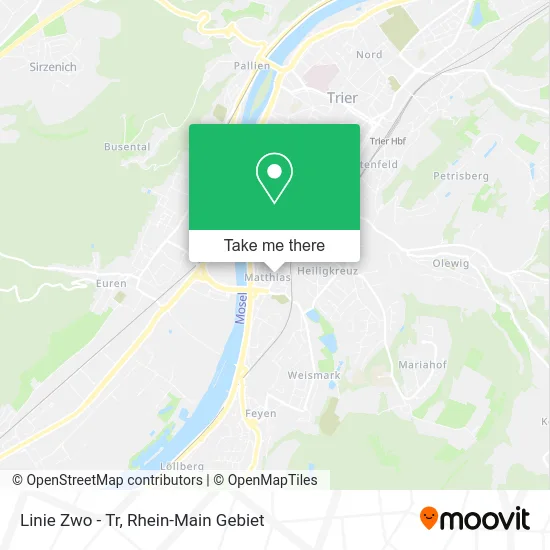 Карта Linie Zwo - Tr