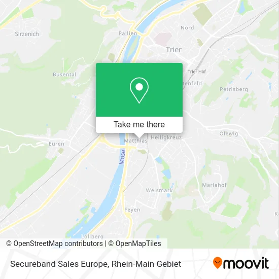 Карта Secureband Sales Europe