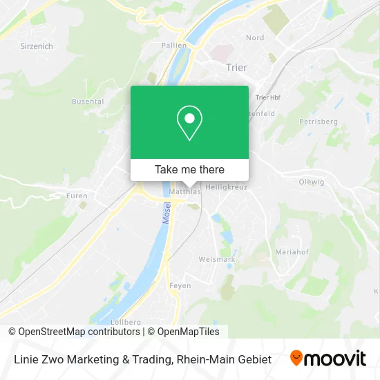 Карта Linie Zwo Marketing & Trading