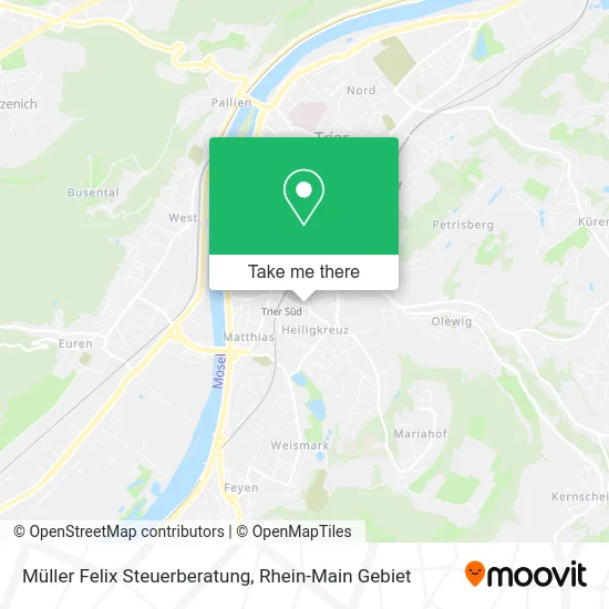 Карта Müller Felix Steuerberatung