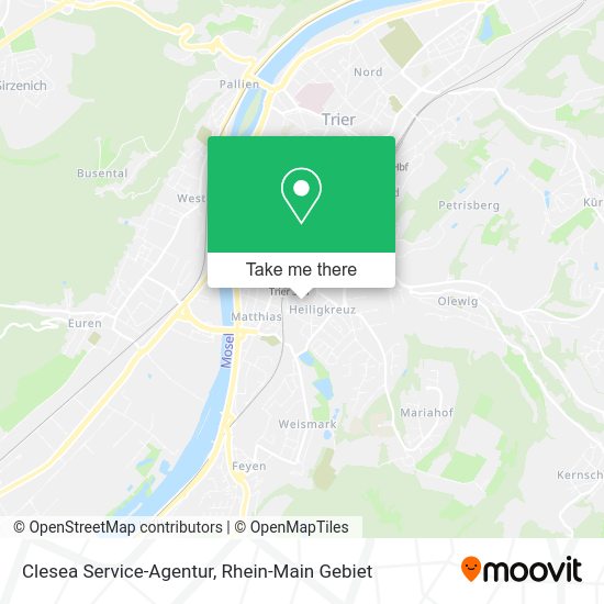 Карта Clesea Service-Agentur