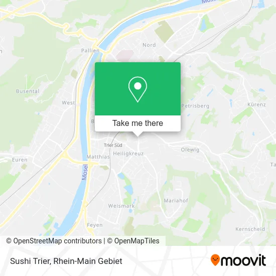 Карта Sushi Trier