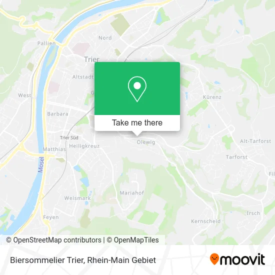 Карта Biersommelier Trier
