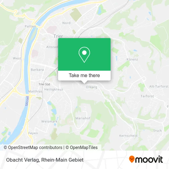 Карта Obacht Verlag