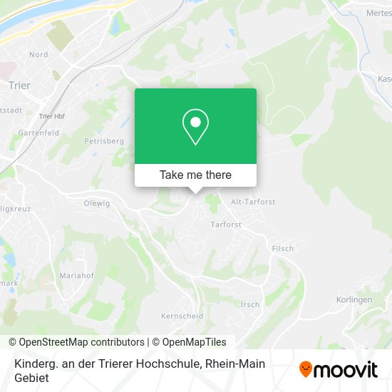 Карта Kinderg. an der Trierer Hochschule