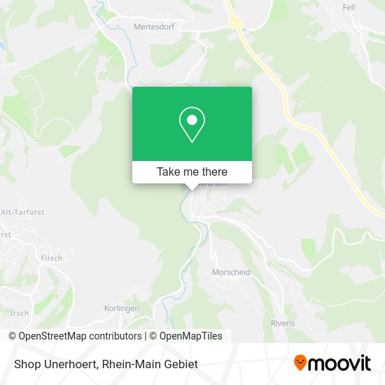 Карта Shop Unerhoert