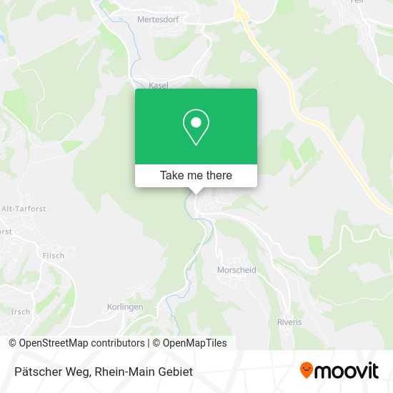 Карта Pätscher Weg