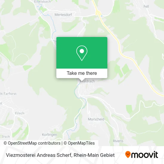 Карта Viezmosterei Andreas Scherf