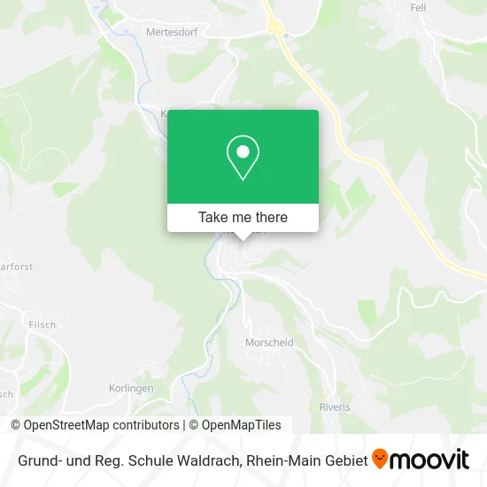 Карта Grund- und Reg. Schule Waldrach