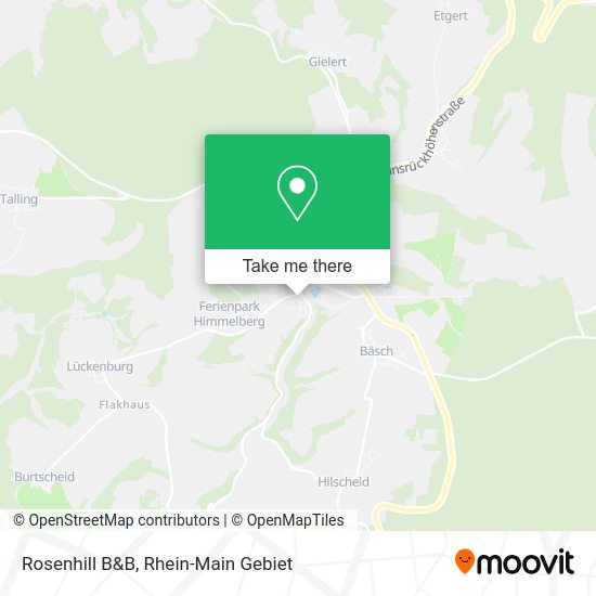 Карта Rosenhill B&B