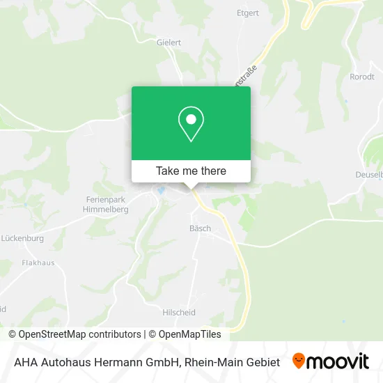 Карта AHA Autohaus Hermann GmbH