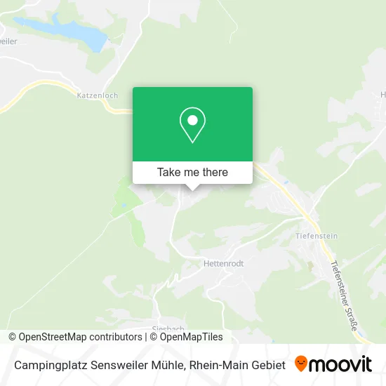 Карта Campingplatz Sensweiler Mühle