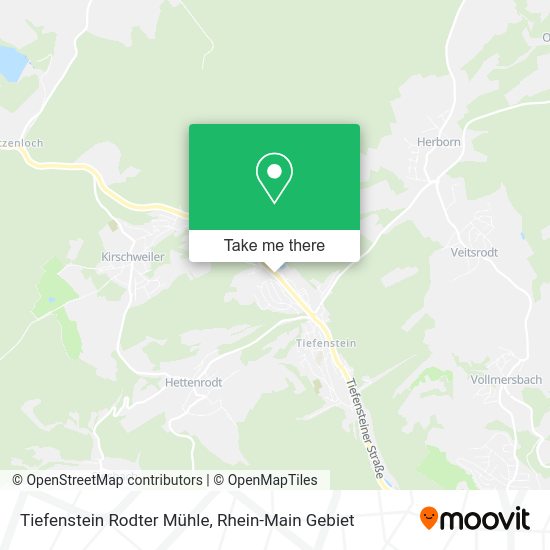 Карта Tiefenstein Rodter Mühle