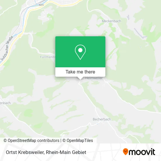 Карта Ortst Krebsweiler