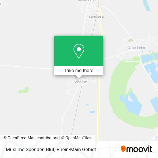 Карта Muslime Spenden Blut