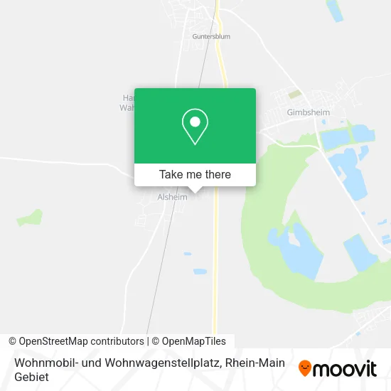 Карта Wohnmobil- und Wohnwagenstellplatz