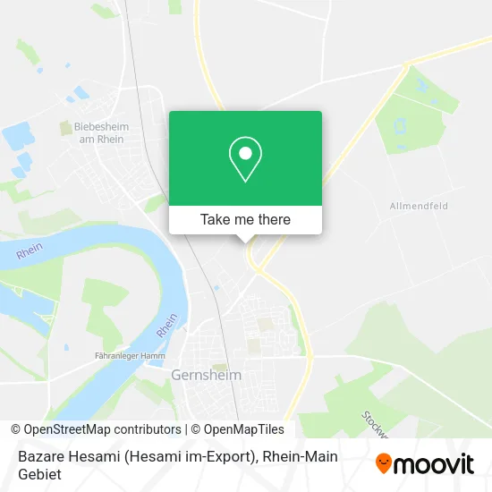 Карта Bazare Hesami (Hesami im-Export)